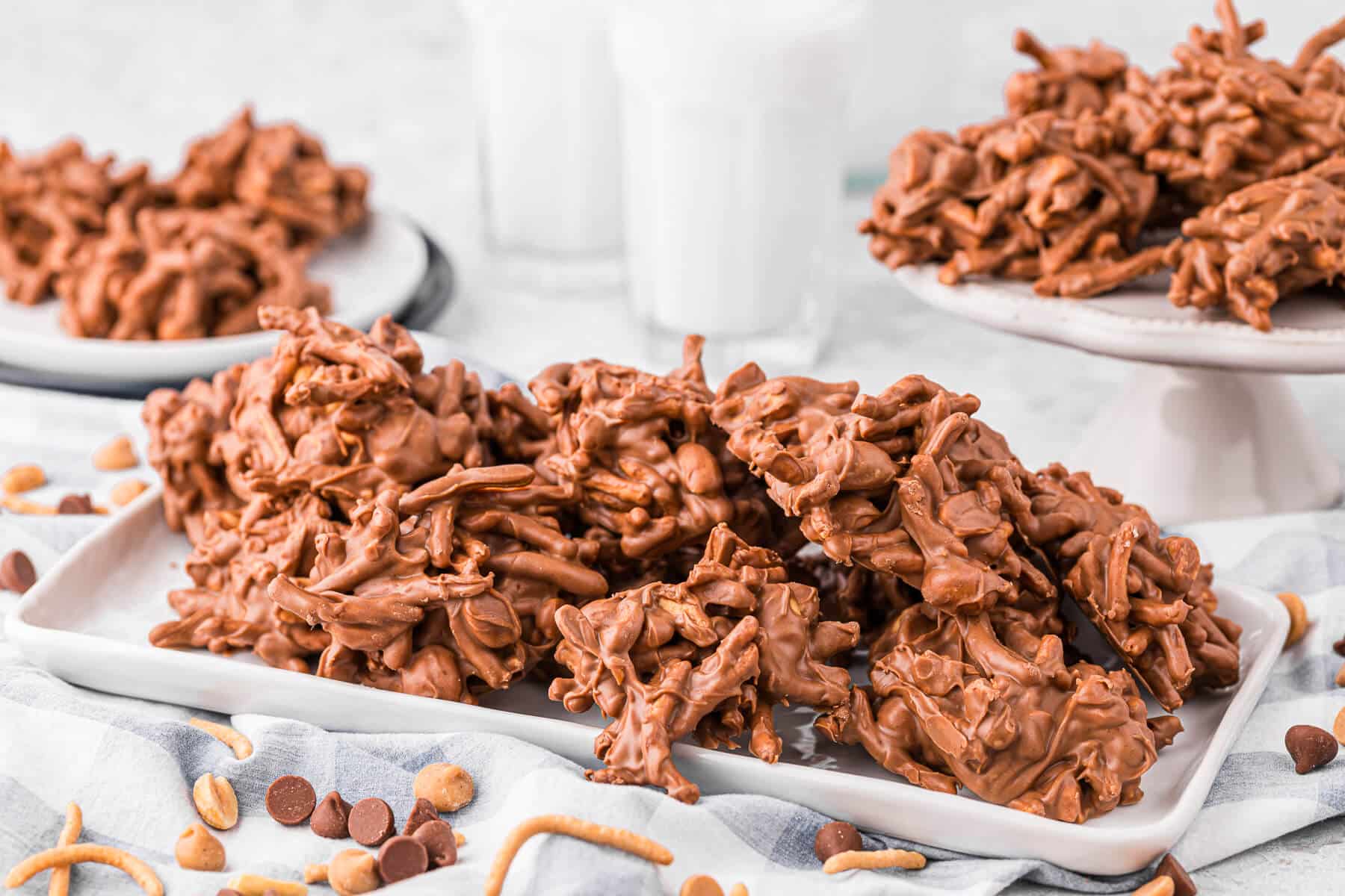 NoBake Chocolate Peanut Butter Haystacks Simply Stacie