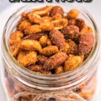 Southwestern Party Nuts Recipe - A dash of spice and hint of sweetness make for an addicting treat!