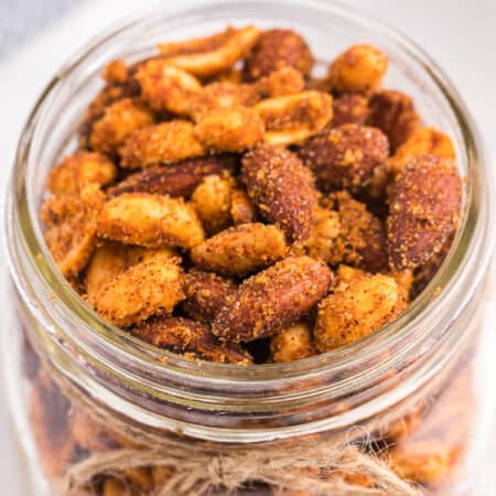 Southwestern Party Nuts Recipe - A dash of spice and hint of sweetness make for an addicting treat!