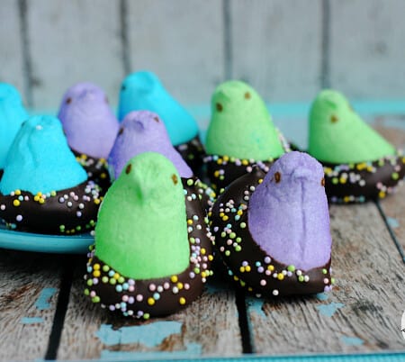 Chocolate Dipped Chick Peeps