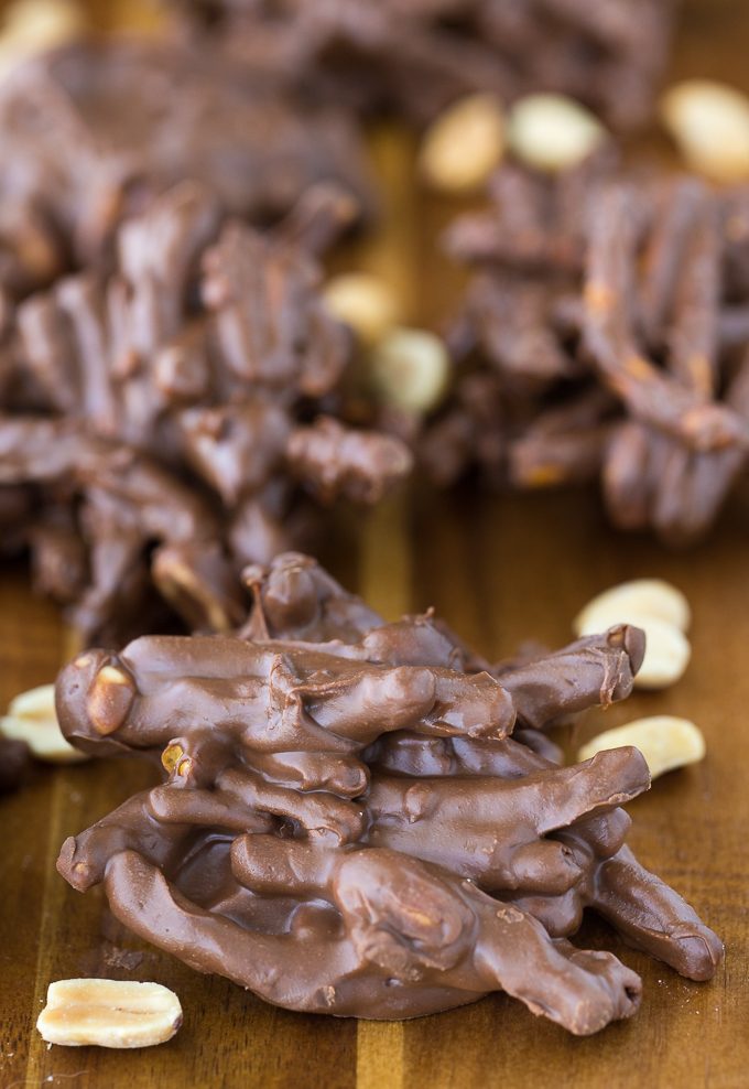 NoBake Chocolate Peanut Butter Haystacks Simply Stacie