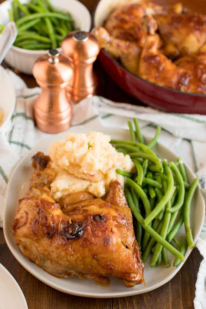 Hurry Chicken - This hands-off chicken dish is perfect for meal prep! Just five pantry ingredients for a delicious budget dinner. This recipe was passed down from my grandmother and is always a hit!