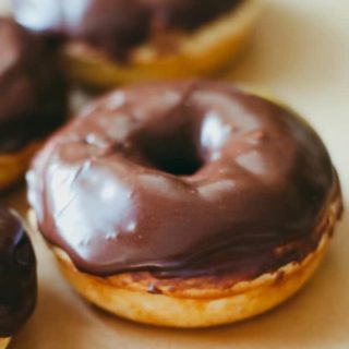 Cake Donuts with Chocolate Glaze