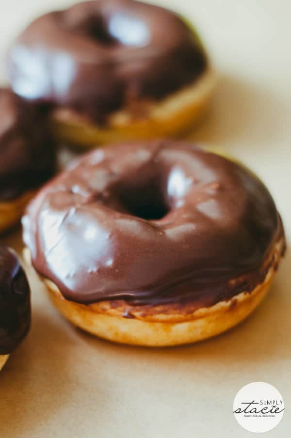 Cake Donuts with Chocolate Glaze