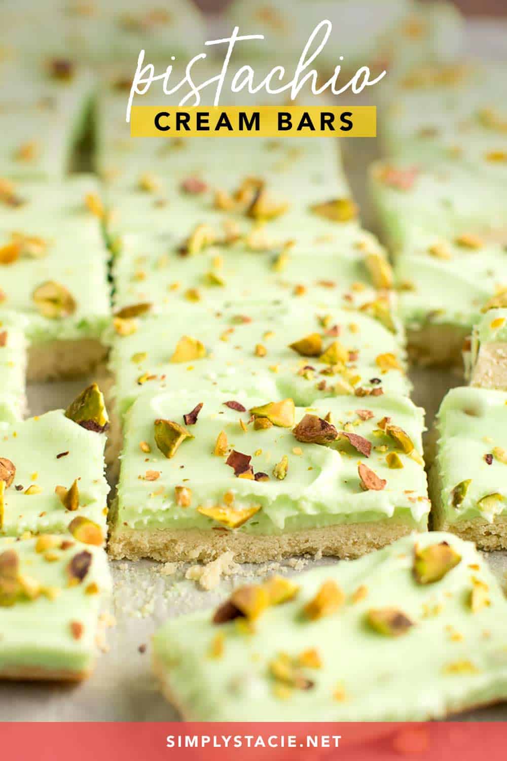 Pistachio Cream Bars Simply Stacie