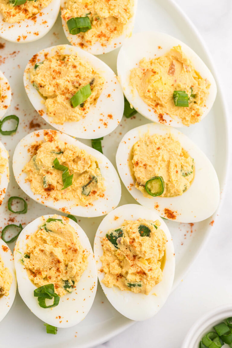 Salsa Deviled Eggs