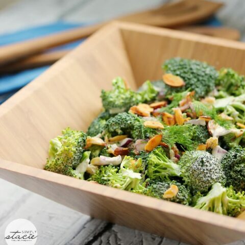 Broccoli Salad with Homemade Ranch Dressing