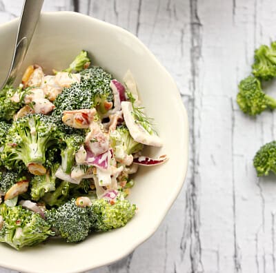Broccoli Salad with Homemade Ranch Dressing