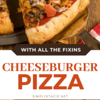 Cheeseburger Pizza - If you love cheeseburgers, you need to try this pizza! It tastes just like biting into a juicy, mouthwatering burger. Yum!