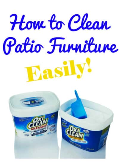 How to Clean Patio Furniture