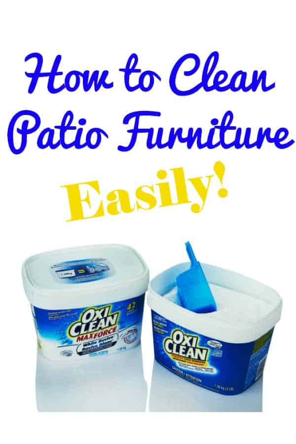 How to Clean Patio Furniture