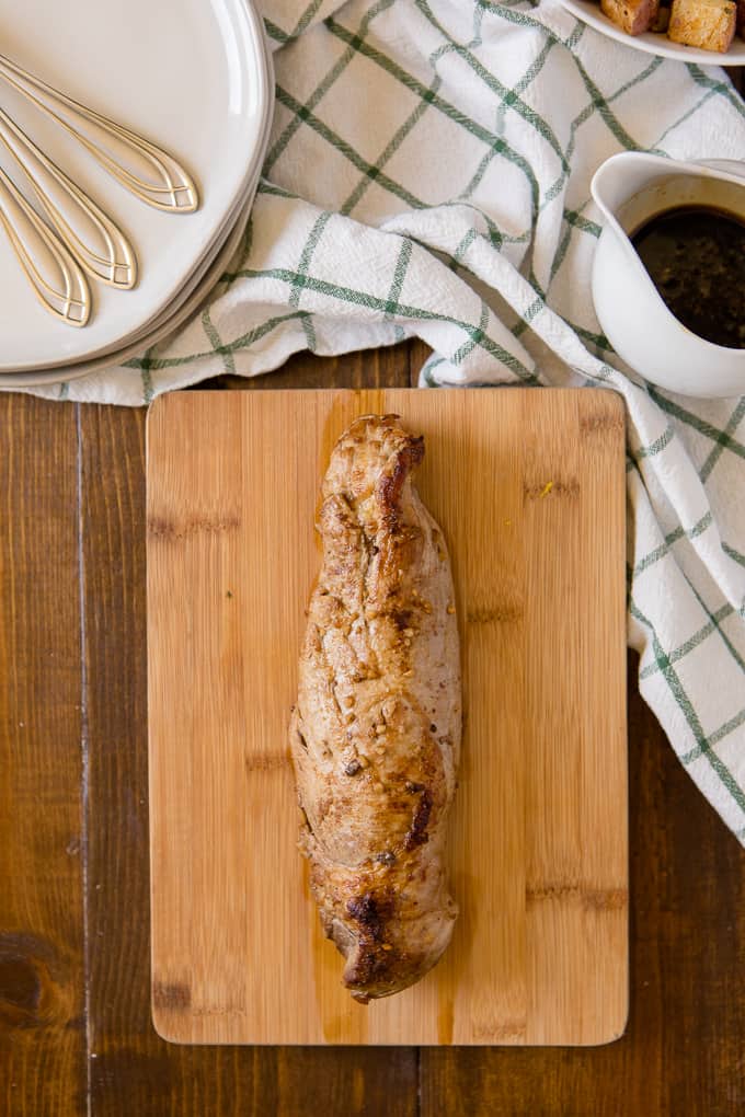 Honey Glazed Pork Tenderloin - The perfect combination of spicy and sweet! It's seasoned beautifully with just 6 pantry staples.
