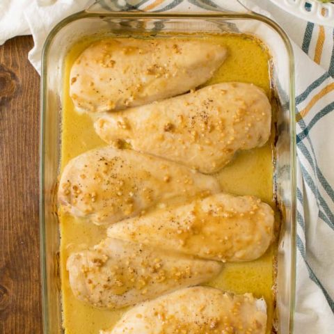 Honey Garlic Chicken - a delicious and easy way to dress up plain ol' chicken breasts!