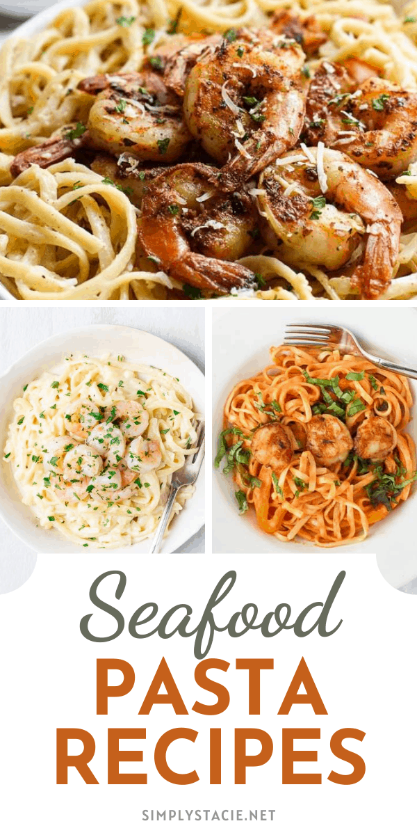 Perfect Seafood Pasta Recipes - If you're craving seafood and comfort food, give one of these delicious recipes a try. From all types of seafood to pasta noodles, you're bound to find a recipe that is calling your name!