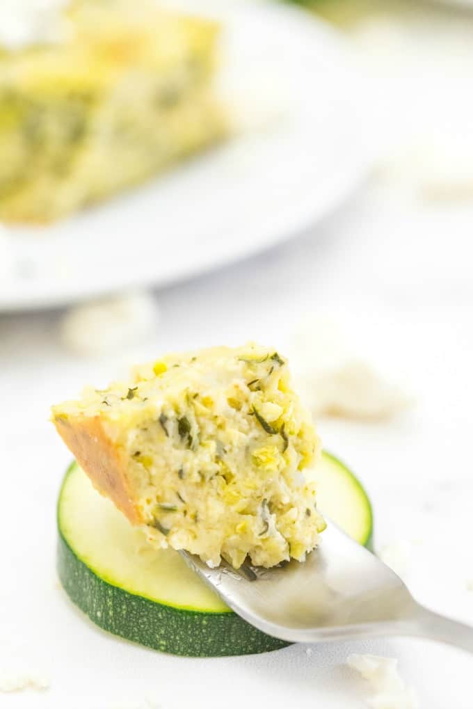 Cheesy Zucchini Bake - This easy cheesy casserole is a great way to make use of a bumper crop of garden zucchini! It makes a great side dish, or a vegetarian main, served with a light, crisp salad.