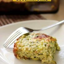 Cheesy Zucchini Bake - A delicious recipe to use up the zucchini in your garden!