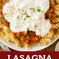 Lasagna Bowl - so much easier to make than traditional lasagna and tastes just as delicious, if not better!