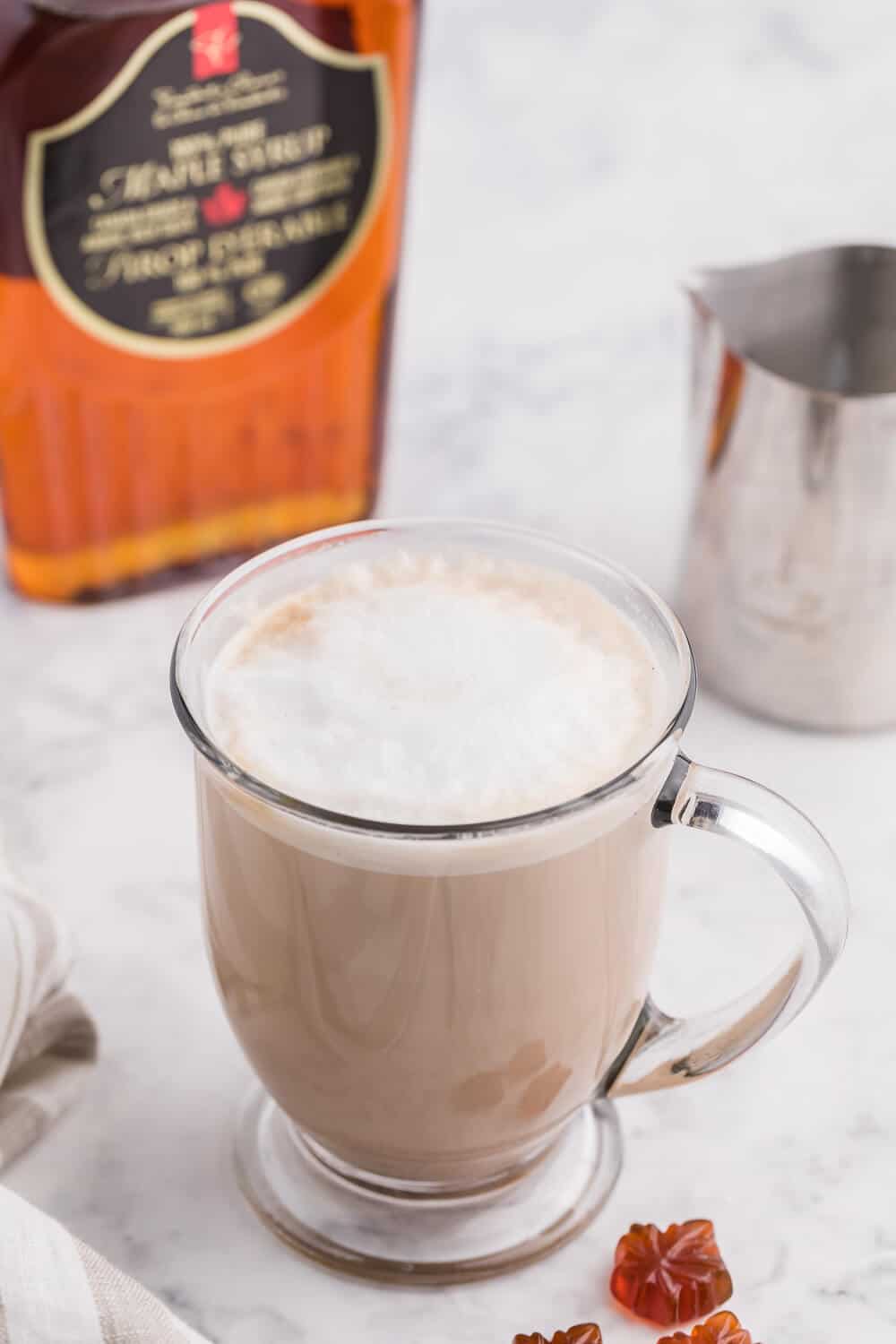 Maple Latte - What could be more Canadian than a sweet maple flavoured latte? This is the perfect afternoon treat when you are craving a warm sweet drink!