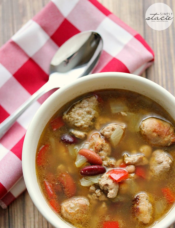 Chicken and Sausage Soup Simply Stacie