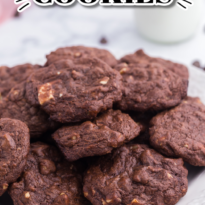 Death by Chocolate Cookies - Chocolate, chocolate and more chocolate!!!! These cookies are the definition of chocolatey goodness. A dark fudgy cookie with white chocolate and nuts are a perfect addition to your holiday baking list.