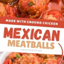 Mexican Meatballs - A fun new spin on the traditional meatball. Serve as an appetizer or add them to a pasta dish!