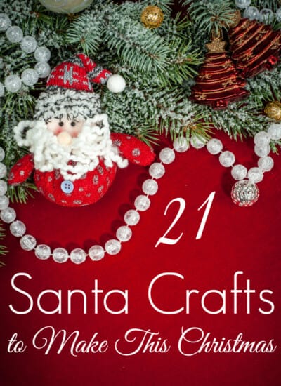 21 Santa Crafts to Make This Christmas