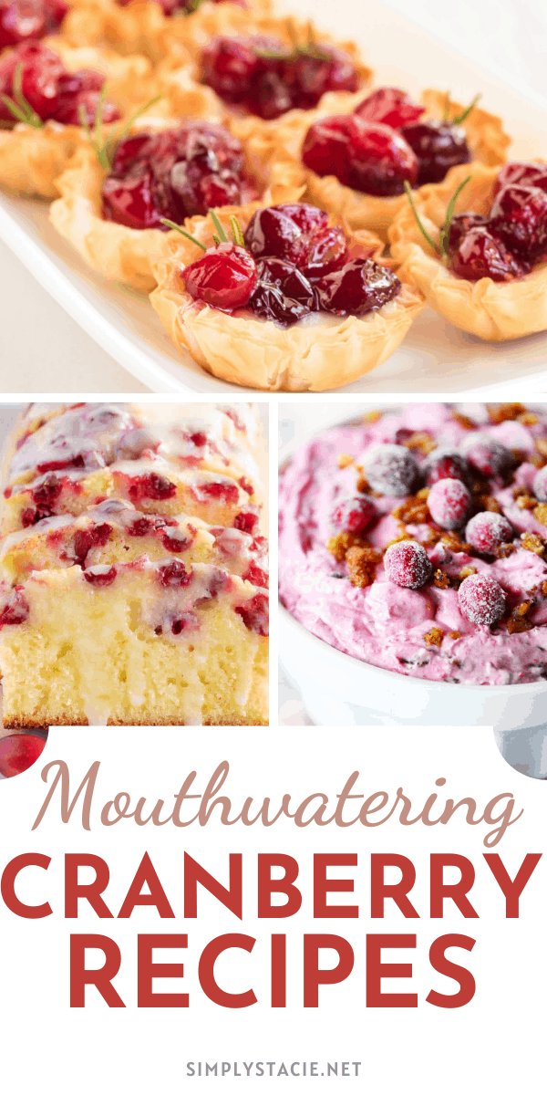 Mouthwatering Cranberry Recipes - go beyond the traditional cranberry sauce recipes.