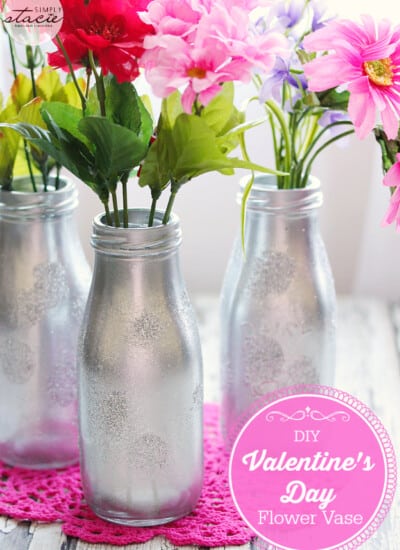 DIY Valentine's Day Vase