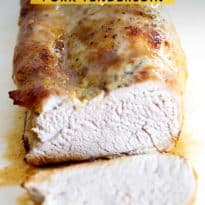 Brown Sugar Dijon Pork Tenderloin - Just two simple ingredients to create a meal your family will rave about!
