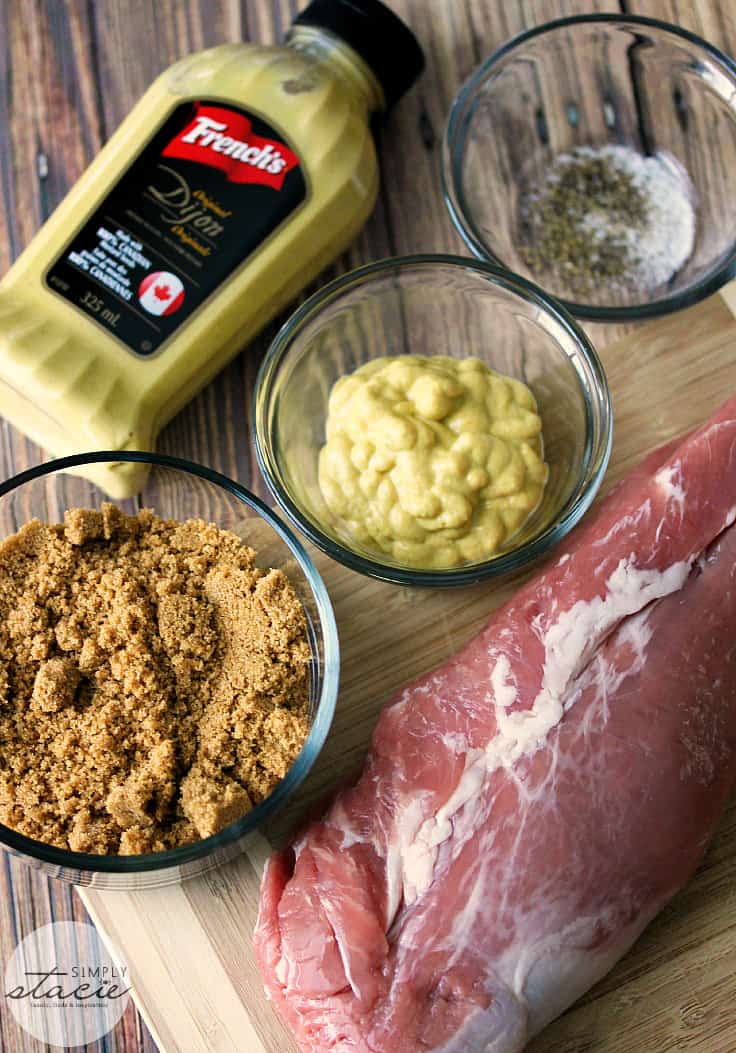 Brown Sugar Dijon Pork Tenderloin - A simple and memorable recipe for Brown Sugar Dijon Pork Tenderloin. Just two simple ingredients to create a meal your family will rave about!
