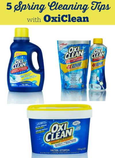 5 Spring Cleaning Tips with OxiClean