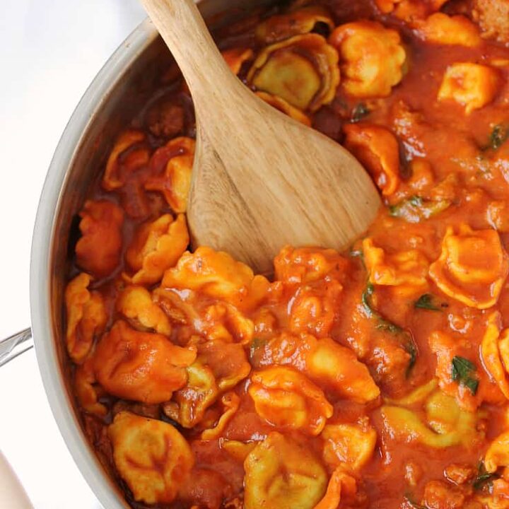 One-Pot Sausage & Cheese Cappelletti