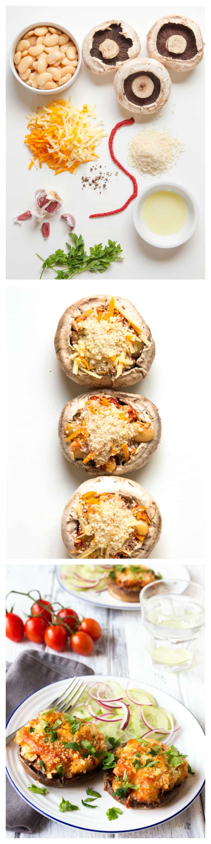 Cheese and Butterbean Stuffed MushroomsCheese and Butterbean Stuffed Mushrooms - This delicious vegetarian dish is perfect for parties or a Meatless Monday meal. Easy to make vegan!