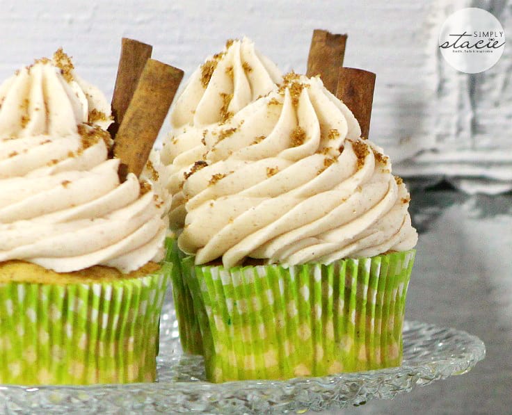 Snickerdoodle Cupcakes - If you enjoy the cinnamon + sugar combination, chances are, you will like these cupcakes!