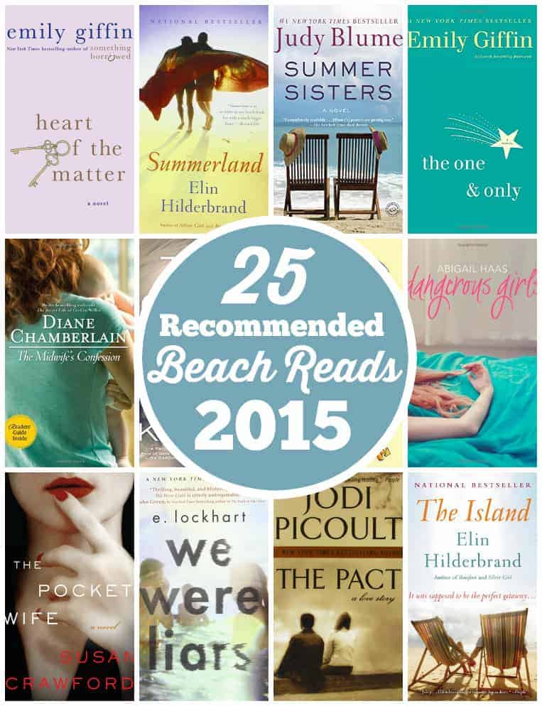 25 Recommended Beach Reads for 2015
