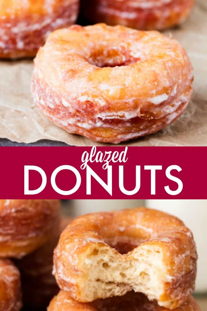 Glazed Donuts - Like biting a cloud! Great with coffee or as dessert, this homemade donut recipe is perfect morning, noon, or night! 