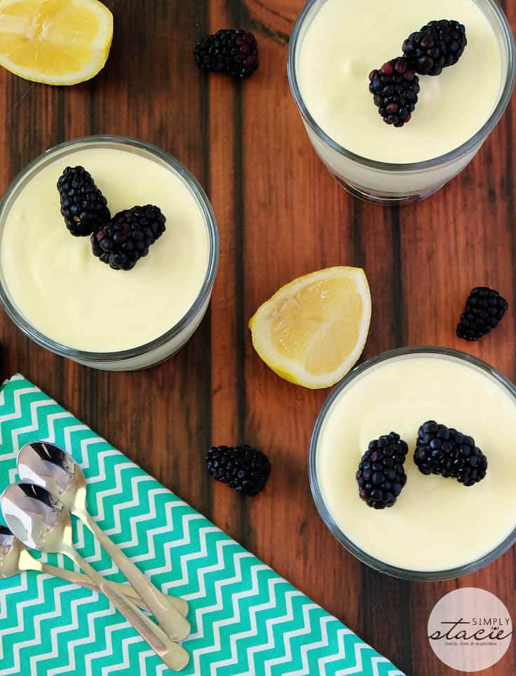 Lemon Cheesecake Mousse - The perfect fluffy lemon dessert! This mousse is lighter than cheesecake, but still tastes like a fresh slice from your favorite NYC eatery.