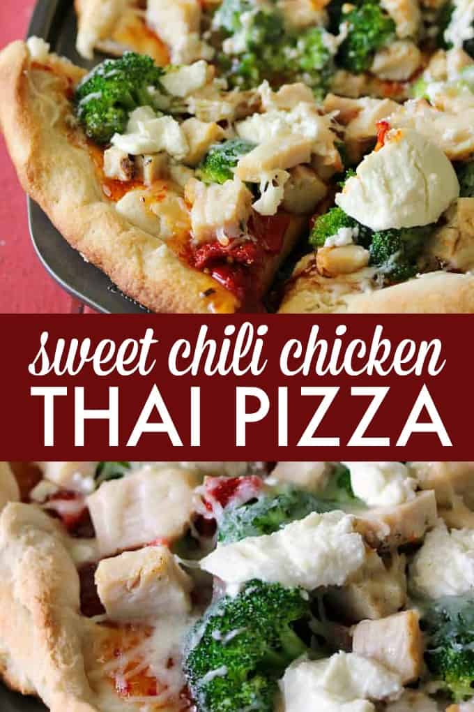 Sweet Chili Chicken Thai Pizza Simply Stacie