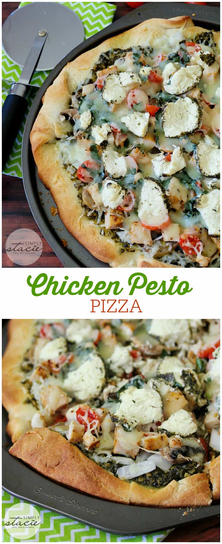 Chicken Pesto Pizza Simply Stacie