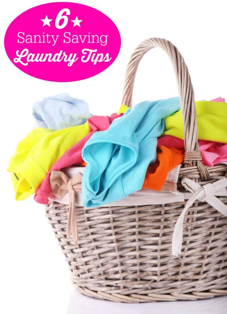 6 Sanity Saving Laundry Tips