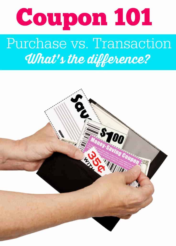 Coupon 101: Purchase vs. Transaction