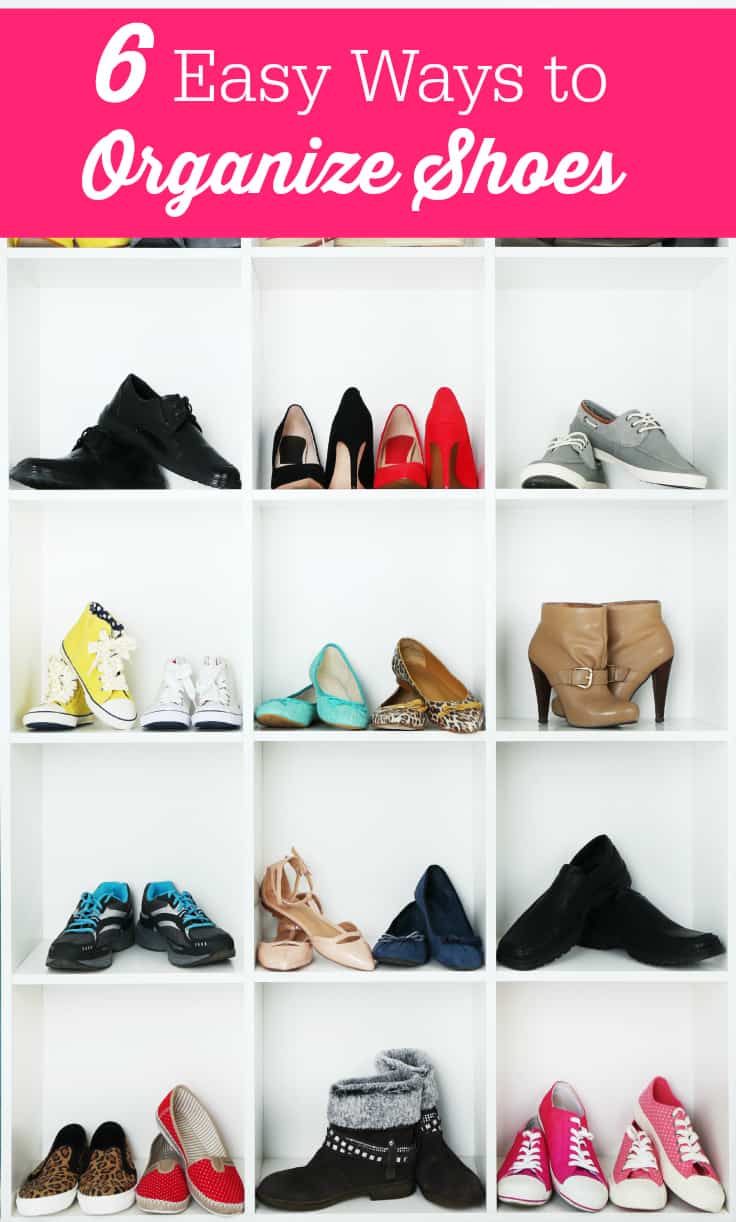 6 Easy Ways to Organize Shoes Simply Stacie