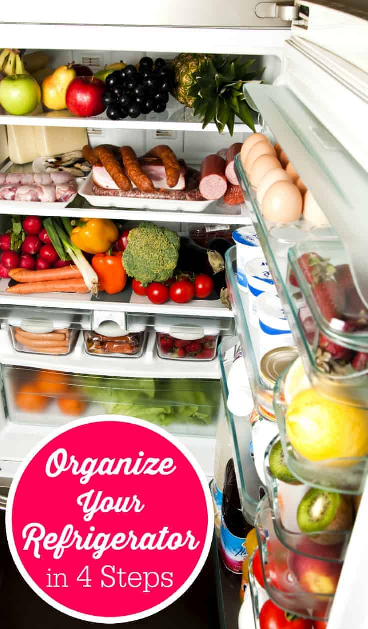 Organize Your Refrigerator in 4 Steps - Learn how to organize your refrigerator in 4 steps!