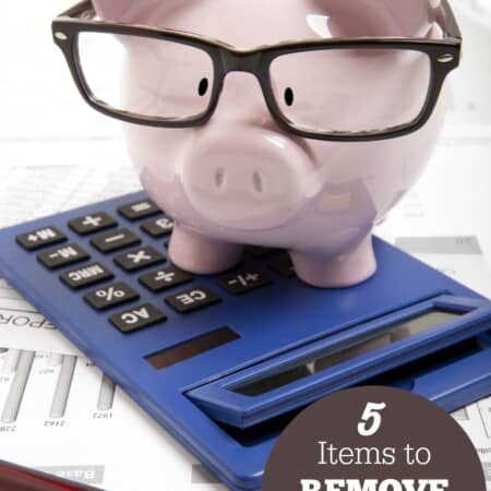 5 Items to Remove From Your Budget