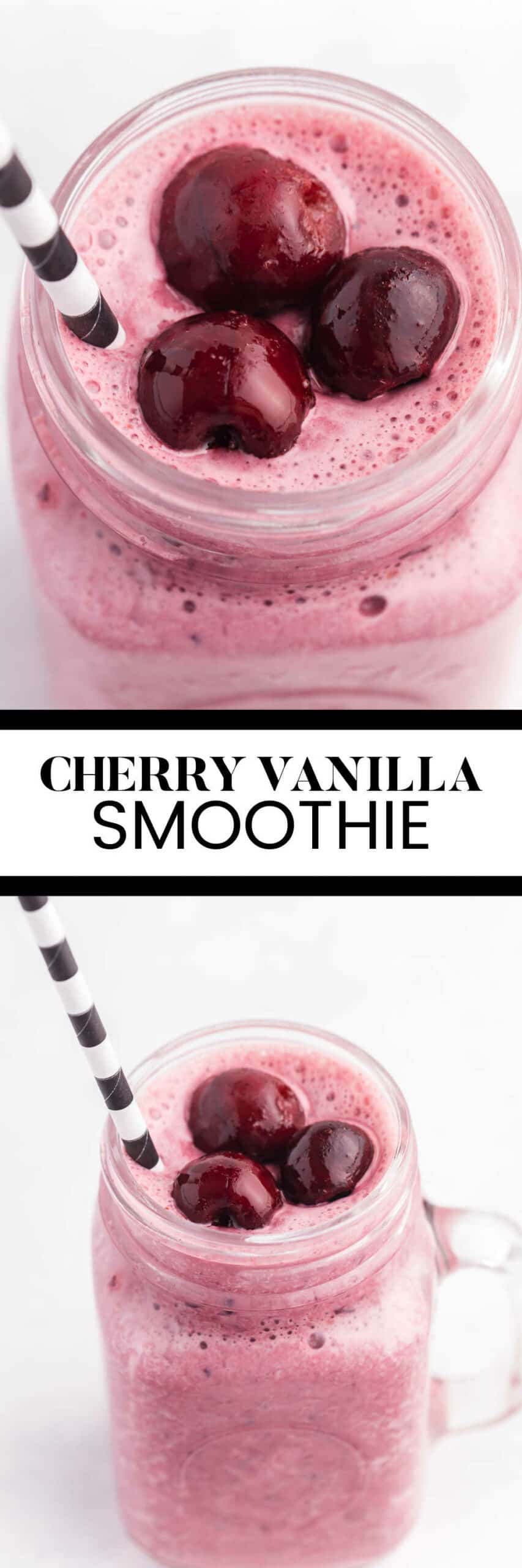 Cherry Vanilla Smoothie Simply Stacie