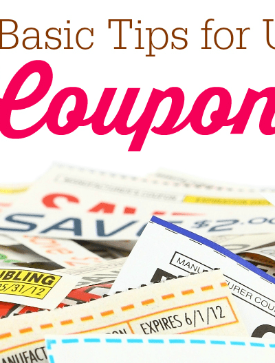 4 Basic Tips for Using Coupons