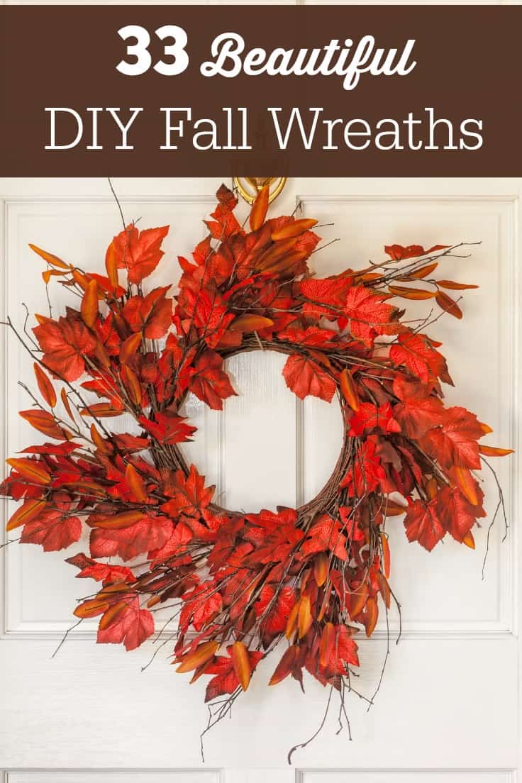 33 Beautiful DIY Fall Wreaths