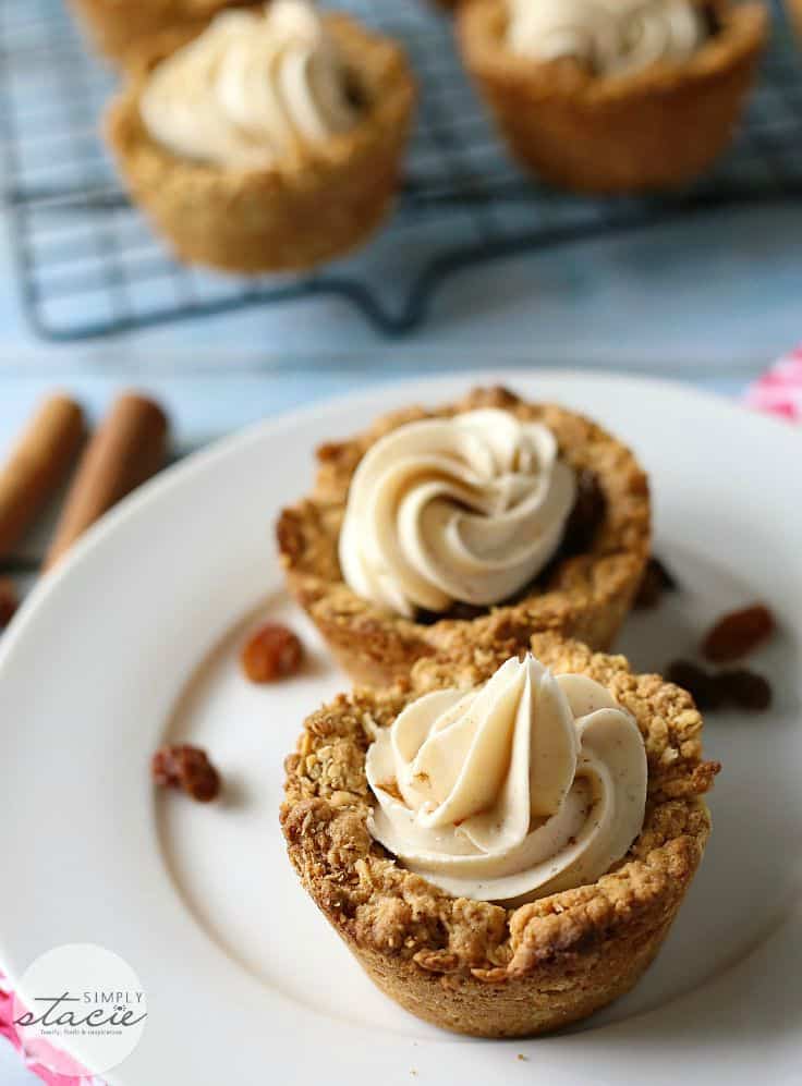 Oatmeal Raisin Cookie Cups