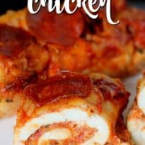 Pizza Stuffed Chicken - imagine chicken breasts stuffed with your favourite pizza toppings and baked to perfection.