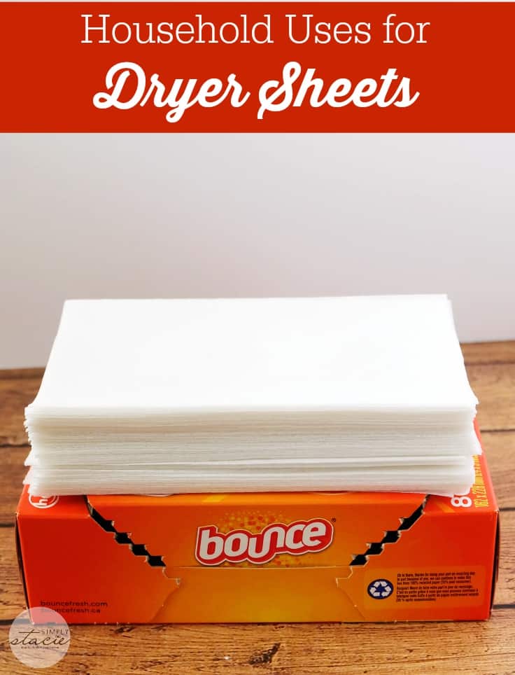 Household Uses for Dryer Sheets - These household uses for dryer sheets may surprise you! You'll be shocked at how well they work on different jobs around your home.